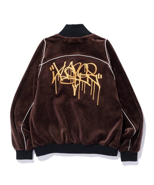 XLARGE（エクストララージ）の「TAGGING VELOUR JACKET（ブルゾン・メンズ・ブラック/ブルー/ブラウン・S/M/L/XL）」の17枚目の写真