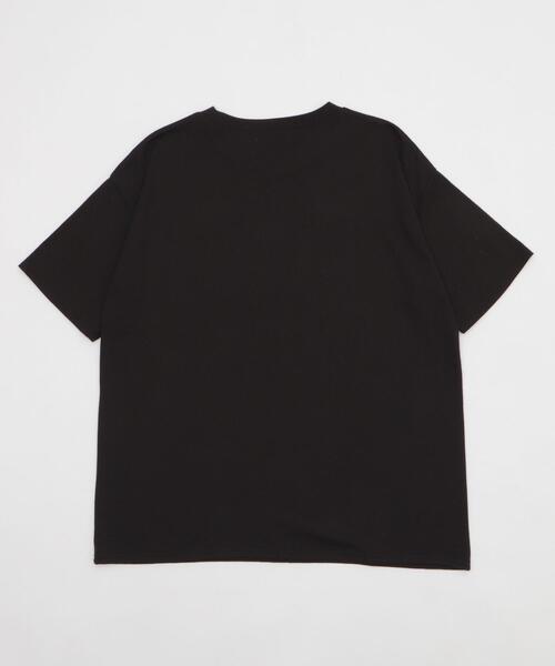 WEGO（ウィゴー）の「WEGO/パターンアップリケグラフィックT（Tシャツ/カットソー・メンズ・ブラック/ワイン/ホワイト・LARGE/MEDIUM）」の8枚目の写真