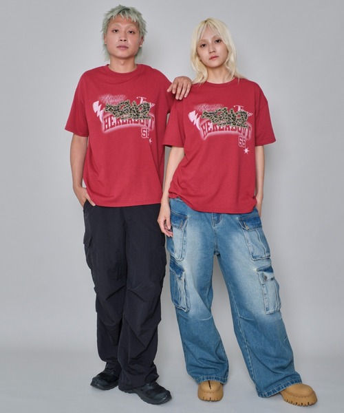 WEGO（ウィゴー）の「WEGO/パターンアップリケグラフィックT（Tシャツ/カットソー・メンズ・ブラック/ワイン/ホワイト・LARGE/MEDIUM）」の17枚目の写真