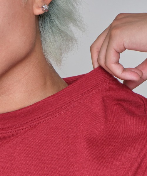 WEGO（ウィゴー）の「WEGO/パターンアップリケグラフィックT（Tシャツ/カットソー・メンズ・ブラック/ワイン/ホワイト・LARGE/MEDIUM）」の21枚目の写真