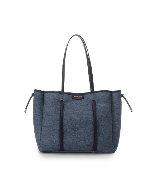 Samantha Thavasa(サマンサタバサ)の「デニム調キャンバスデザイン 合皮トートバッグ 大サイズ(トートバッグ・レディース・ホワイト/ネイビー/ブラック・FREE)」の3枚目の写真