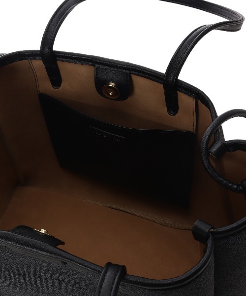 Samantha Thavasa(サマンサタバサ)の「デニム調キャンバスデザイン 合皮トートバッグ 大サイズ(トートバッグ・レディース・ホワイト/ネイビー/ブラック・FREE)」の8枚目の写真