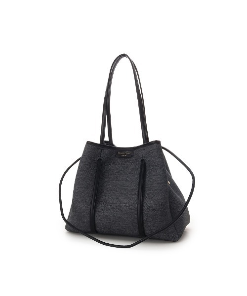 Samantha Thavasa(サマンサタバサ)の「デニム調キャンバスデザイン 合皮トートバッグ 大サイズ(トートバッグ・レディース・ホワイト/ネイビー/ブラック・FREE)」の6枚目の写真