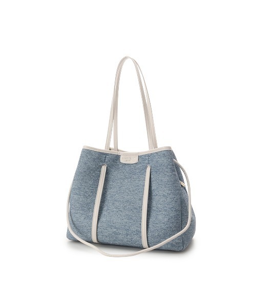 Samantha Thavasa(サマンサタバサ)の「デニム調キャンバスデザイン 合皮トートバッグ 大サイズ(トートバッグ・レディース・ホワイト/ネイビー/ブラック・FREE)」の20枚目の写真