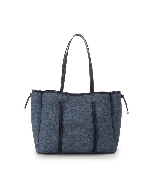 Samantha Thavasa(サマンサタバサ)の「デニム調キャンバスデザイン 合皮トートバッグ 大サイズ(トートバッグ・レディース・ホワイト/ネイビー/ブラック・FREE)」の18枚目の写真