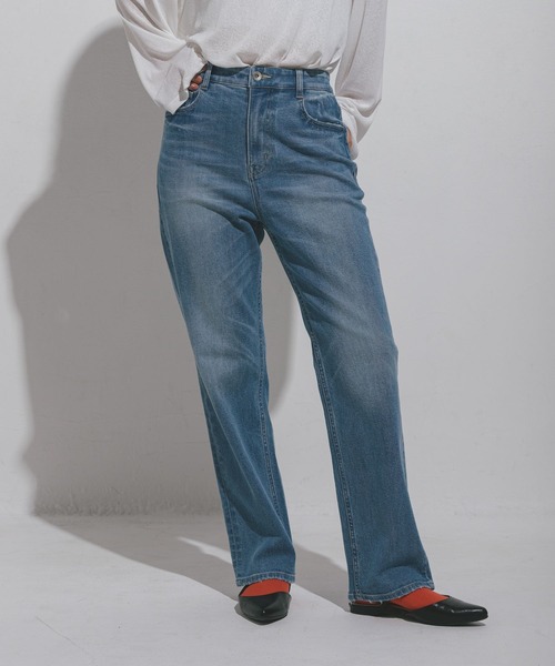 LEPSIM(レプシィム)の「ストレッチデニムパンツ 497417(デニムパンツ・レディース・ライトブルー/ブルー・LARGE/MEDIUM)」の11枚目の写真