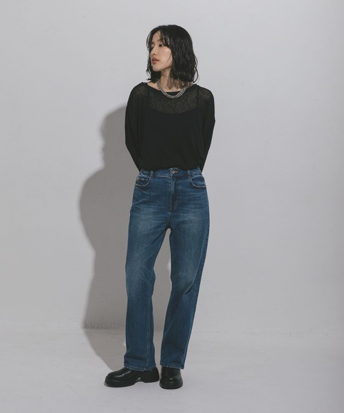 LEPSIM(レプシィム)の「ストレッチデニムパンツ 497417(デニムパンツ・レディース・ライトブルー/ブルー・LARGE/MEDIUM)」の18枚目の写真