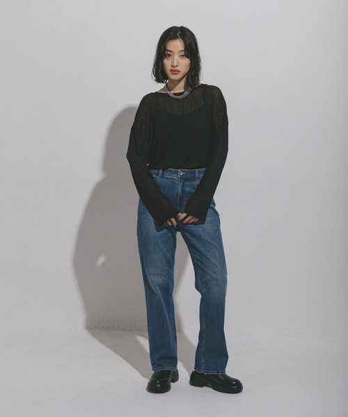 LEPSIM(レプシィム)の「ストレッチデニムパンツ 497417(デニムパンツ・レディース・ライトブルー/ブルー・LARGE/MEDIUM)」の19枚目の写真