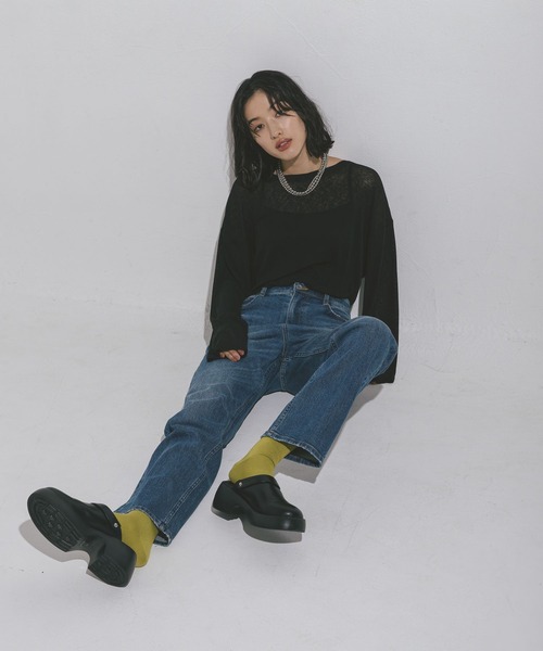 LEPSIM(レプシィム)の「ストレッチデニムパンツ 497417(デニムパンツ・レディース・ライトブルー/ブルー・LARGE/MEDIUM)」の20枚目の写真