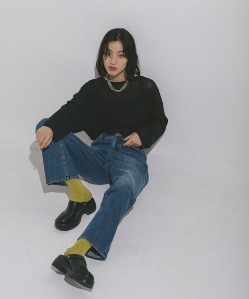 LEPSIM(レプシィム)の「ストレッチデニムパンツ 497417(デニムパンツ・レディース・ライトブルー/ブルー・LARGE/MEDIUM)」の21枚目の写真