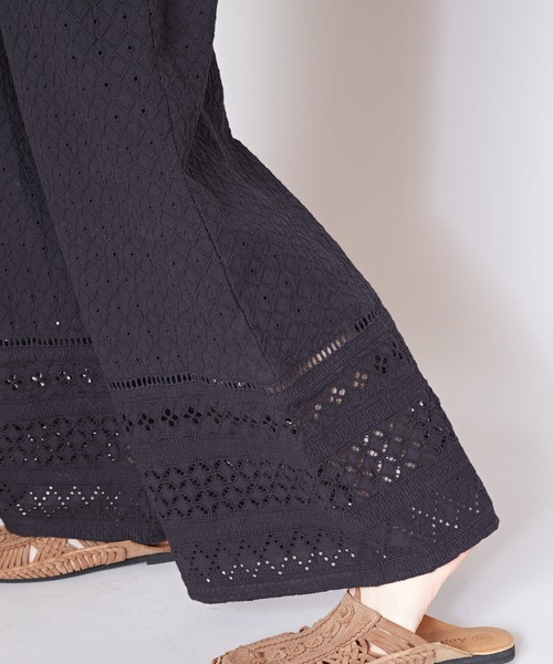 チャイハネ(チャイハネ)の「【チャイハネ】サーランシフリー刺繍ストレートパンツ(その他パンツ・レディース・グリーン/ホワイト/ブラック・FREE)」の7枚目の写真