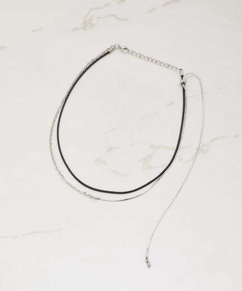 PAPILLONNER(パピヨネ)の「【OT】コードレイヤードネックレス(ネックレス・レディース・シルバー・FREE)」の7枚目の写真