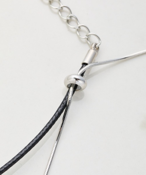 PAPILLONNER(パピヨネ)の「【OT】コードレイヤードネックレス(ネックレス・レディース・シルバー・FREE)」の4枚目の写真