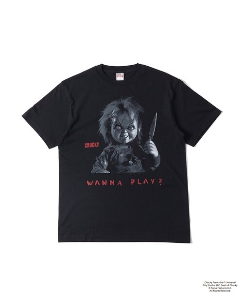 tシャツ 「VIDEOSHOP」CHUCKY / チャッキー TEE レディース メンズ VIDEOSHOP】CHUCKY / チャッキー TEE（Tシャツ/カットソー
