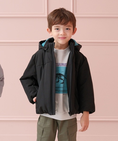 GLOBAL WORK(グローバルワーク)の「ライトウォーム2WAYブルゾン/T/495935(ブルゾン・キッズ・ブラック/ベージュ・100cm/110cm/120cm)」の22枚目の写真