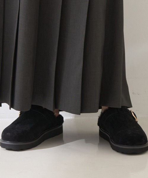 MOHI(モヒ)の「【MOHI/モヒ】ファーサボシューズサンダル(サンダル・レディース・ブラック/ベージュ・36/37/38/39)」の5枚目の写真