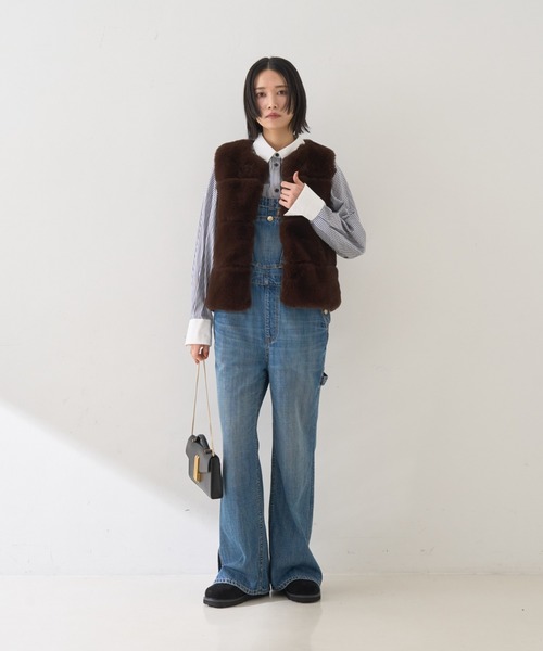 MOHI(モヒ)の「【MOHI/モヒ】ファーサボシューズサンダル(サンダル・レディース・ブラック/ベージュ・36/37/38/39)」の7枚目の写真