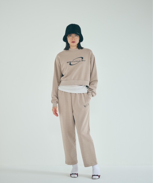 SEA(シー)の「Seavalley フェードクルーネックスウェット(スウェット・レディース・グレー/チャコールグレー/ベージュ・ONE SIZE)」の3枚目の写真