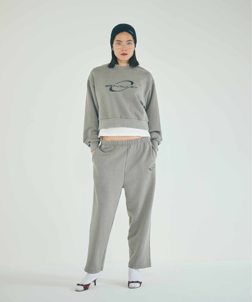 SEA(シー)の「Seavalley フェードクルーネックスウェット(スウェット・レディース・グレー/チャコールグレー/ベージュ・ONE SIZE)」の4枚目の写真