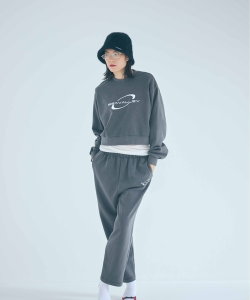 SEA(シー)の「Seavalley フェードクルーネックスウェット(スウェット・レディース・グレー/チャコールグレー/ベージュ・ONE SIZE)」の8枚目の写真