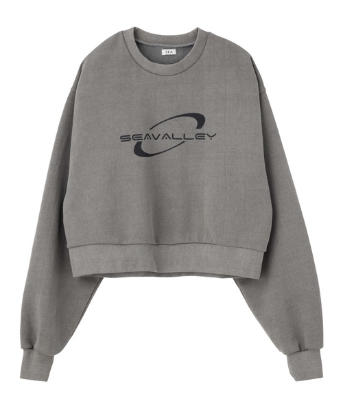 SEA(シー)の「Seavalley フェードクルーネックスウェット(スウェット・レディース・グレー/チャコールグレー/ベージュ・ONE SIZE)」の11枚目の写真