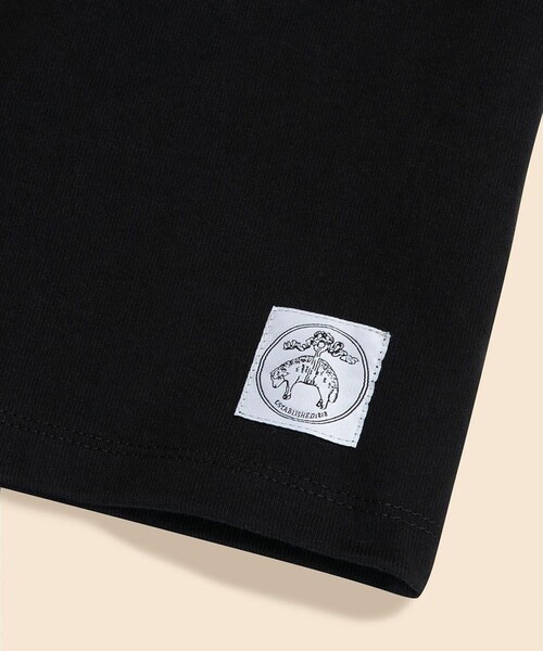 BROOKS BROTHERS（ブルックスブラザーズ）の「USAコットンジャージー　ヘビーウェイト　GFロゴラベル　ロングスリーブ　Tシャツ（Tシャツ/カットソー・メンズ・ホワイト/ネイビー/ブラック・SMALL/MEDIUM/LARGE/X-LARGE）」の7枚目の写真