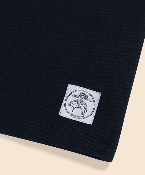 BROOKS BROTHERS（ブルックスブラザーズ）の「USAコットンジャージー　ヘビーウェイト　GFロゴラベル　ロングスリーブ　Tシャツ（Tシャツ/カットソー・メンズ・ホワイト/ネイビー/ブラック・SMALL/MEDIUM/LARGE/X-LARGE）」の9枚目の写真