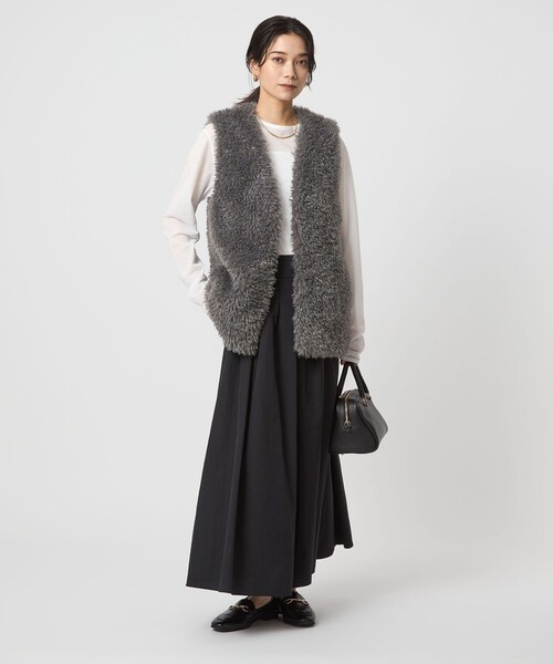 セール】ボア ベスト（ベスト）｜green label relaxing（グリーン