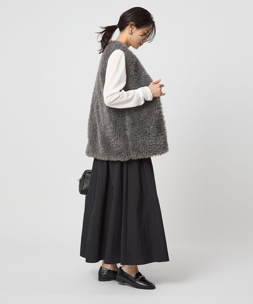 セール】ボア ベスト（ベスト）｜green label relaxing（グリーン