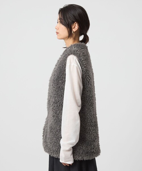 セール】ボア ベスト（ベスト）｜green label relaxing（グリーン