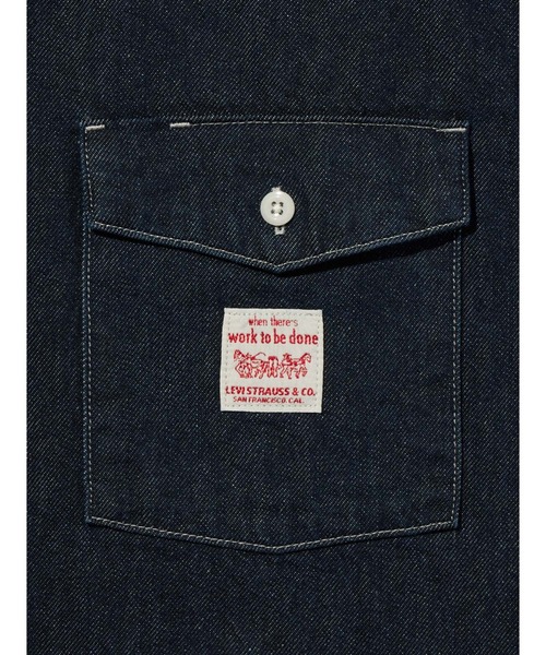 Levi's（リーバイス）の「Levi's/リーバイス WORKWEAR ワーカーシャツ ダークインディゴ（シャツ/ブラウス・メンズ・ダークインディゴブルー・S/XL/L/M）」の12枚目の写真