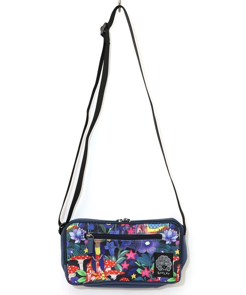 ScoLar（スカラー）の「652439：花柄キノコ2層式ミニショルダー（ショルダーバッグ・レディース・オフホワイト/ブルー/ブラック/レッド・FREE）」の3枚目の写真