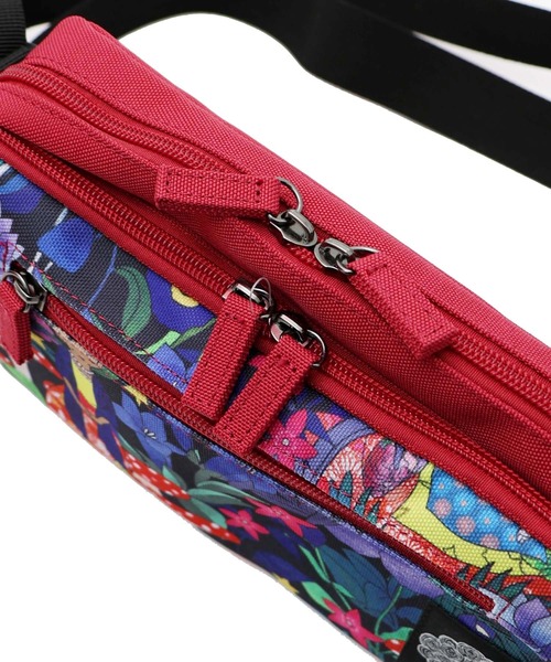 ScoLar（スカラー）の「652439：花柄キノコ2層式ミニショルダー（ショルダーバッグ・レディース・オフホワイト/ブルー/ブラック/レッド・FREE）」の7枚目の写真