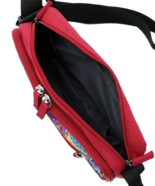 ScoLar（スカラー）の「652439：花柄キノコ2層式ミニショルダー（ショルダーバッグ・レディース・オフホワイト/ブルー/ブラック/レッド・FREE）」の10枚目の写真