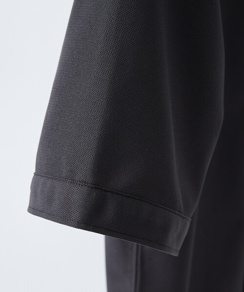 DESIGNWORKS（デザインワークス）の「【速乾性】ワンピースワイドカラー 半袖シャツ（シャツ/ブラウス・メンズ・ブラック/サックスブルー/ホワイト/ネイビー・44/46/48/50）」の10枚目の写真
