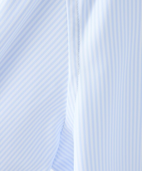 DESIGNWORKS（デザインワークス）の「【速乾性】ワンピースワイドカラー 半袖シャツ（シャツ/ブラウス・メンズ・ブラック/サックスブルー/ホワイト/ネイビー・44/46/48/50）」の16枚目の写真