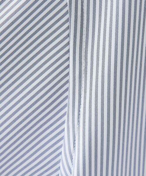 DESIGNWORKS（デザインワークス）の「【速乾性】ワンピースワイドカラー 半袖シャツ（シャツ/ブラウス・メンズ・ブラック/サックスブルー/ホワイト/ネイビー・44/46/48/50）」の5枚目の写真