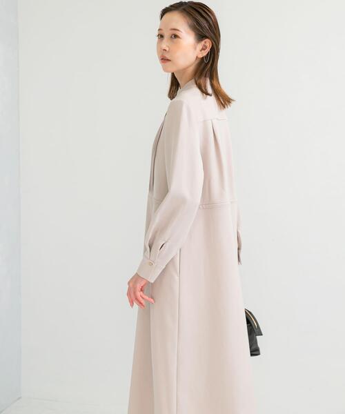 URBAN RESEARCH ROSSO WOMEN（アーバンリサーチ　ロッソ）の「ピンタックストレートワンピース（ワンピース・レディース・グレー系その他/ネイビー/ミント・FREE）」の4枚目の写真