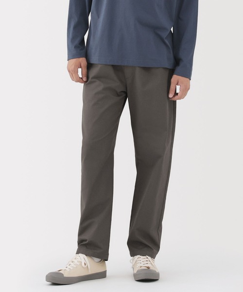 紳士 洗いざらしコットンイージーパンツ（その他パンツ）｜無印