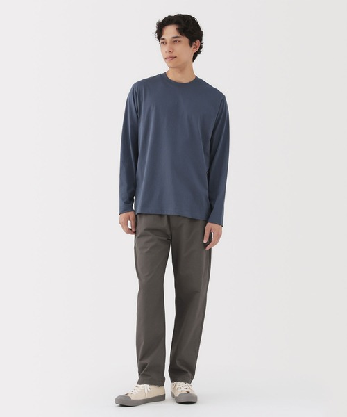 無印良品（ムジルシリョウヒン）の「紳士　洗いざらしコットンイージーパンツ（その他パンツ・メンズ・ダークグレー/ベージュ/ライトグレー/ブラック/カーキ・S/M/L/XL）」の14枚目の写真