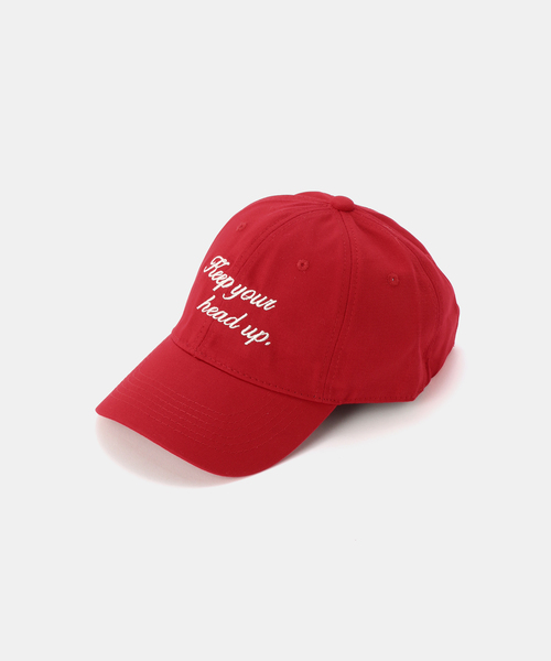 B.C STOCK(ベーセーストック)の「ロゴCAP(ハット・レディース・レッド/ベージュ/ネイビー・FREE)」の3枚目の写真