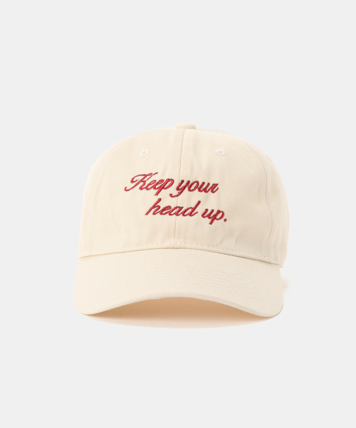 B.C STOCK(ベーセーストック)の「ロゴCAP(ハット・レディース・レッド/ベージュ/ネイビー・FREE)」の4枚目の写真