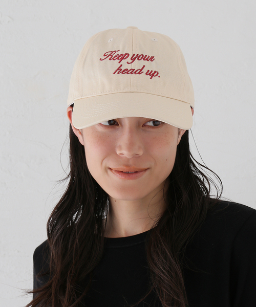 B.C STOCK(ベーセーストック)の「ロゴCAP(ハット・レディース・レッド/ベージュ/ネイビー・FREE)」の14枚目の写真