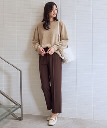 ANY（エニィ）の「【裏起毛/ウエストゴム】ウォームテーパードパンツ（その他パンツ）」