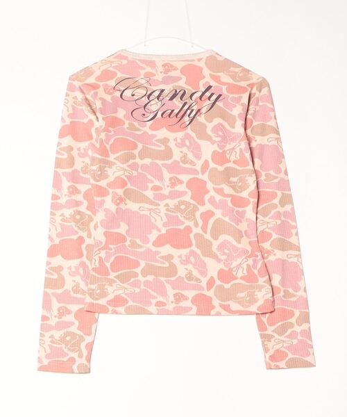 GALFY(ガルフィー)の「【GALFY/ガルフィー】カモサバイブロンT(Tシャツ/カットソー・レディース・ピンク/ベージュ/ブルー/カーキ・FREE)」の15枚目の写真