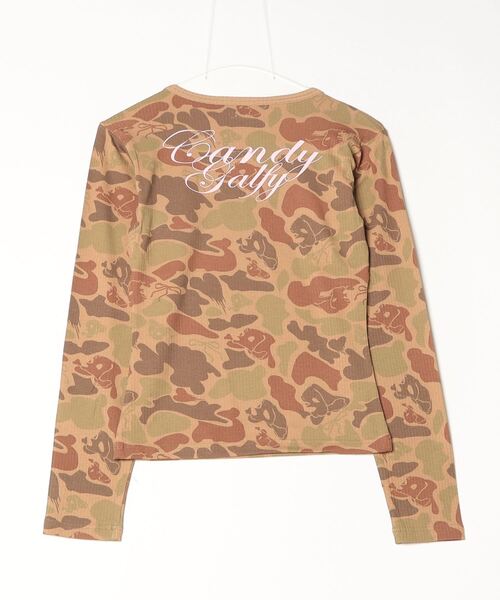 GALFY(ガルフィー)の「【GALFY/ガルフィー】カモサバイブロンT(Tシャツ/カットソー・レディース・ピンク/ベージュ/ブルー/カーキ・FREE)」の17枚目の写真