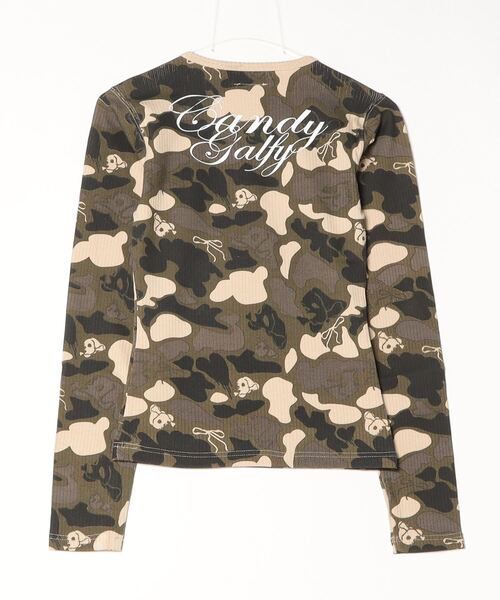 GALFY(ガルフィー)の「【GALFY/ガルフィー】カモサバイブロンT(Tシャツ/カットソー・レディース・ピンク/ベージュ/ブルー/カーキ・FREE)」の18枚目の写真