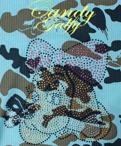 GALFY(ガルフィー)の「【GALFY/ガルフィー】カモサバイブロンT(Tシャツ/カットソー・レディース・ピンク/ベージュ/ブルー/カーキ・FREE)」の11枚目の写真