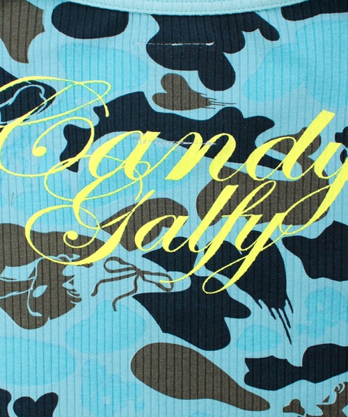 GALFY(ガルフィー)の「【GALFY/ガルフィー】カモサバイブロンT(Tシャツ/カットソー・レディース・ピンク/ベージュ/ブルー/カーキ・FREE)」の12枚目の写真