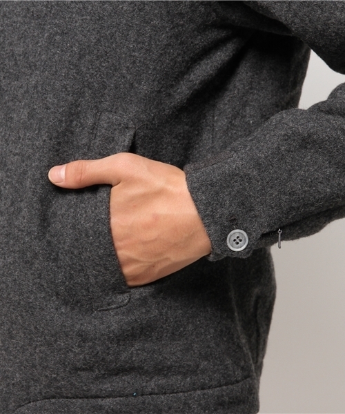 bukht（ブフト）の「bukht*WISM ノーカラーブルゾン（ブルゾン）」 - WEAR